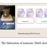 Figure 1: The fabrication of normoxic MAG dosimeter