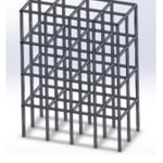 Figure 2 . Scaffold Design  using Solid works