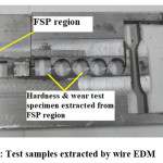 Fig. 2: Test samples extracted by wire EDM