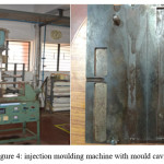 Figure 4: injection moulding machine with mould cavity