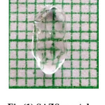 Fig (1) SAZS crystal