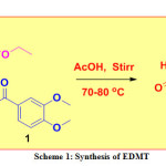 Scheme 1: Synthesis of EDMT